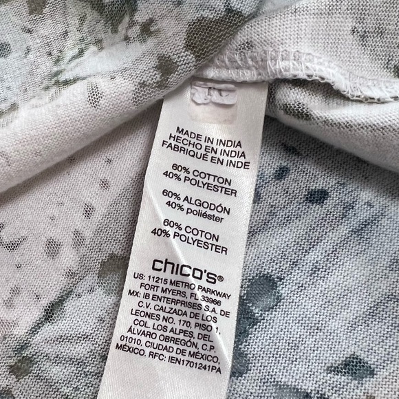 Chicos distressed sequin tee size 2 (L, 12, 39”- 40”) - Picture 9 of 10